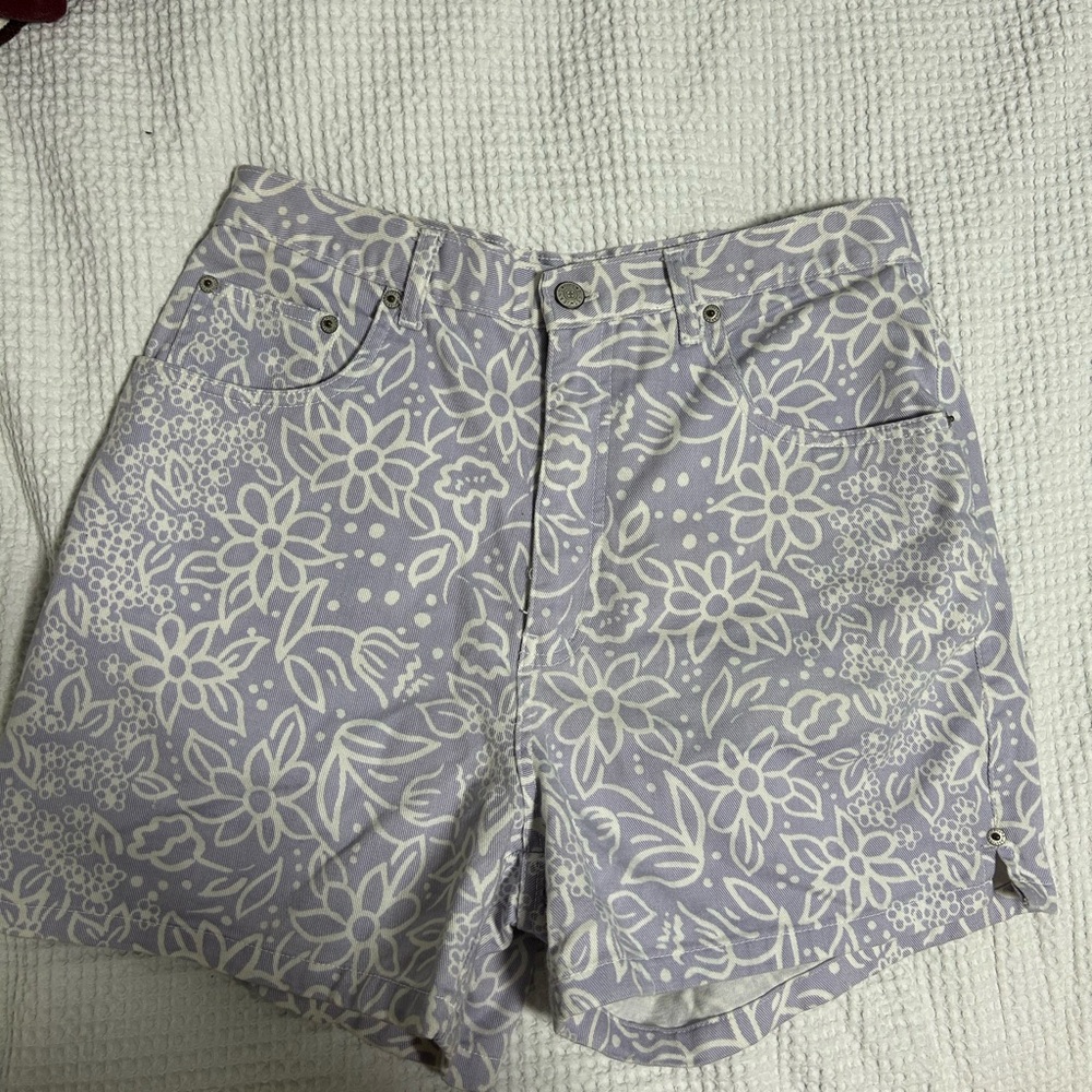 Floral Jean Shorts